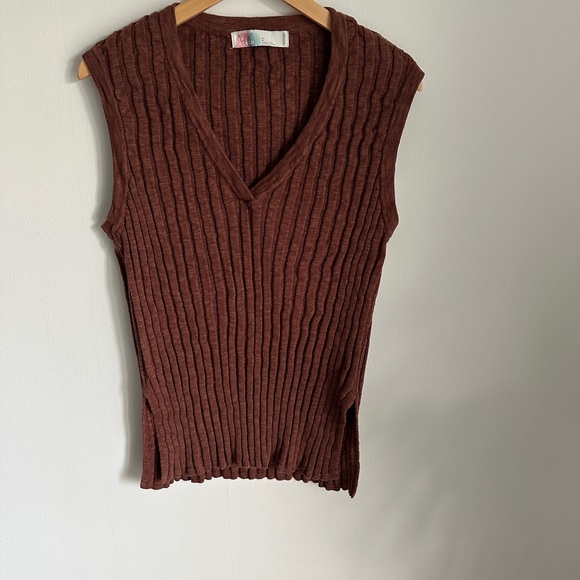 FP Beach Veda Sweater Vest Size Large - Picture 2 of 4